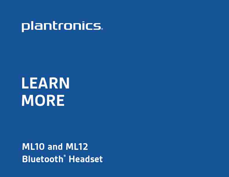 Plantronics Bluetooth Headset ML10-page_pdf